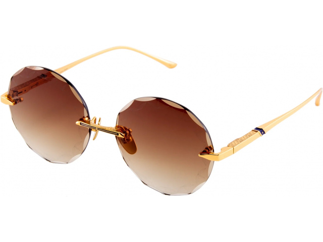 Leisure Society Aubrey 24K GOLD (Brown Gradient Lens)