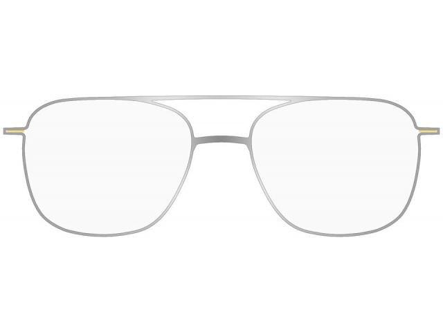 MONOGRAM MF003 GD/SL,  GOLD/SILVER, CLEAR