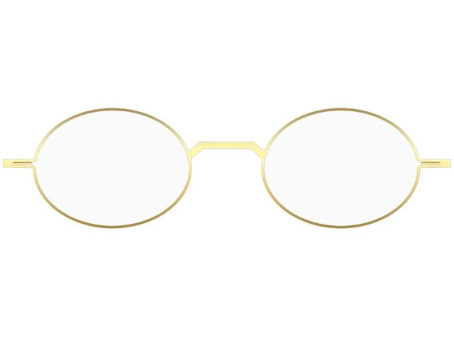 MONOGRAM MF025 GD/GD,  GOLD/GOLD, CLEAR