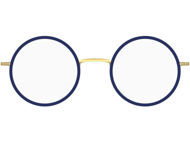 MONOGRAM MFR005 GD/BL,  GOLD/BLUE, CLEAR