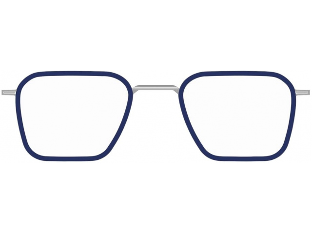 MONOGRAM MFR002 SL/BL,  SILVER/BLUE, CLEAR