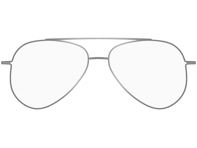 MONOGRAM MF009 GN/GN,  GUNMETAL/GUNMETAL, CLEAR