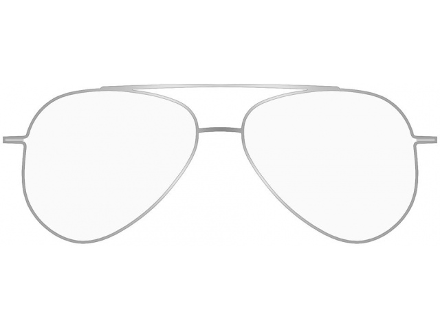 MONOGRAM MF009 SL/SL,  SILVER/SILVER, CLEAR