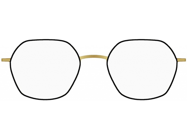 MONOGRAM MF014 GD/GD-CR_BLK,  GOLD/GOLD, CLEAR