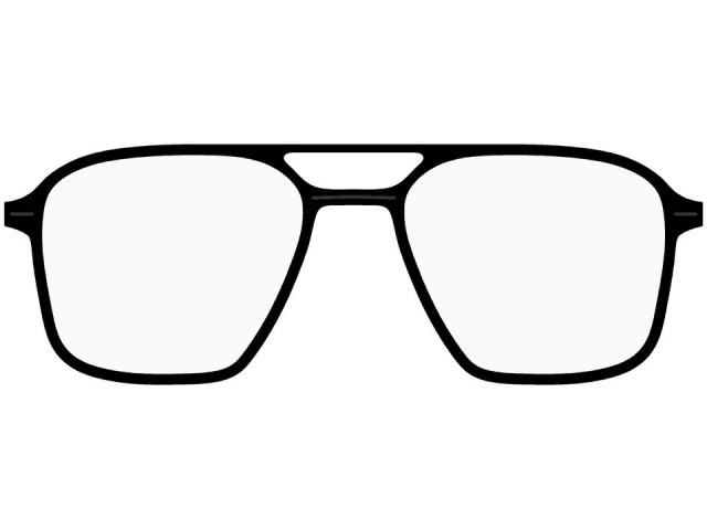 MONOGRAM MNPI020 BK/BK,  BLACK/BLACK, CLEAR