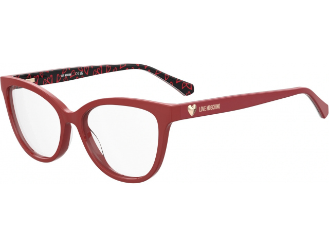 MOSCHINO LOVE MOL640 0HZ Red Pattern Black