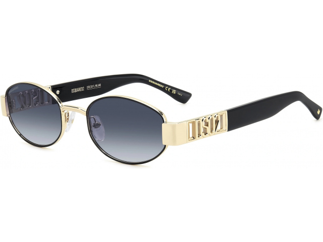DSQUARED2 D2 0155/S 0NZ MATTE GOLD BLACK