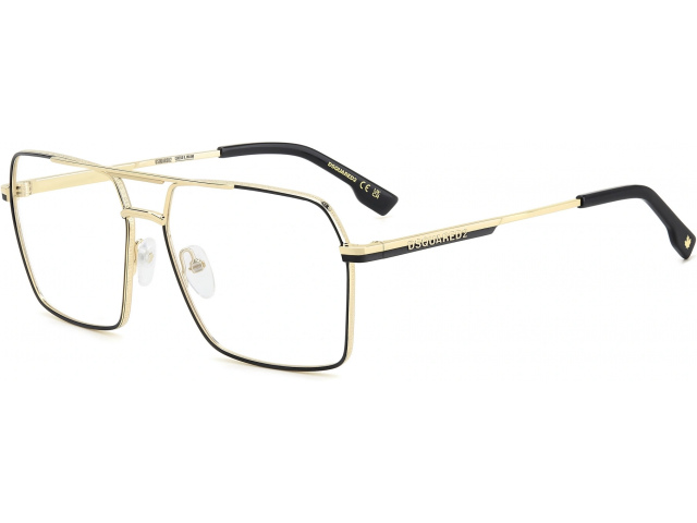 DSQUARED2 D2 0157 0NZ MATTE GOLD BLACK