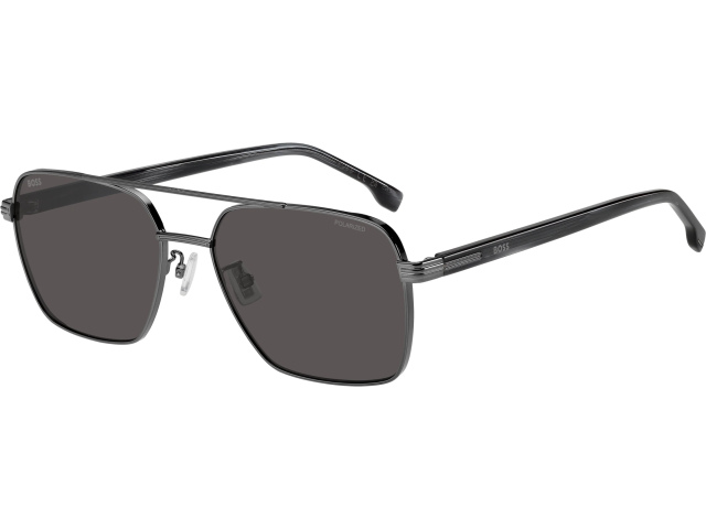 HUGO BOSS 1846/G/S V81 Dark Ruthenium Black