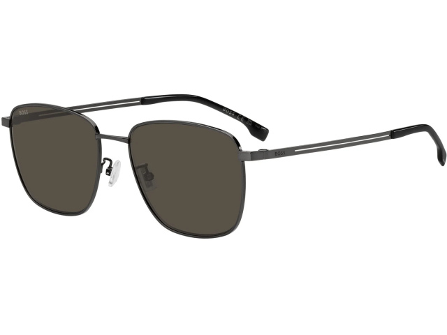 HUGO BOSS 1870/F/S V81 Dark Ruthenium Black